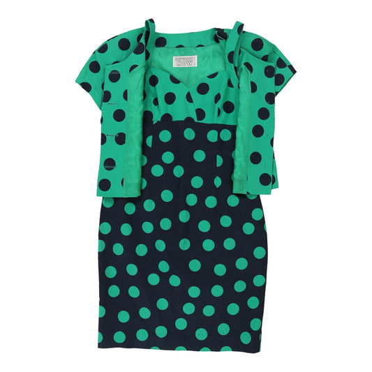 Pancaldi & B Now Polka Dot Co-Ord - Medium Multicoloured Silk Blend