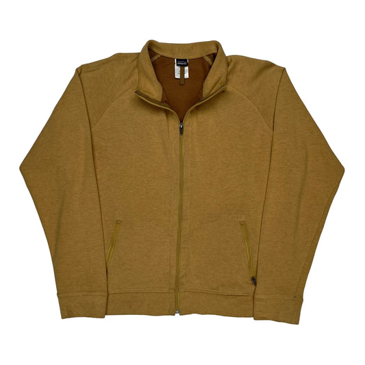 Patagonia Fleece Jacket - Large Brown Cotton