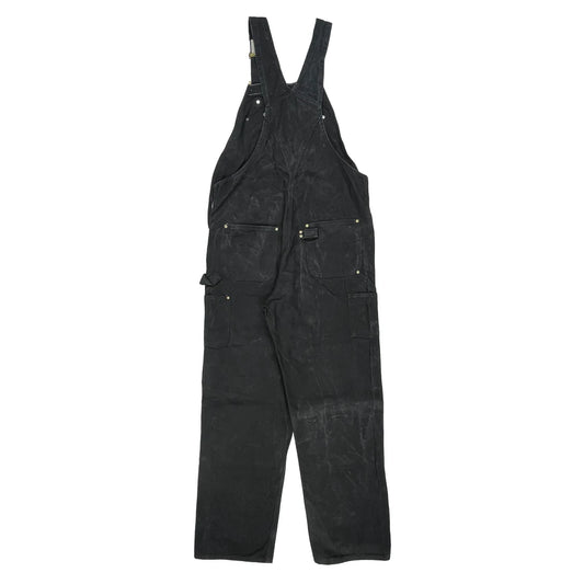 Vintage Carhartt Double Knee Dungarees - 38″ Waist Black Cotton