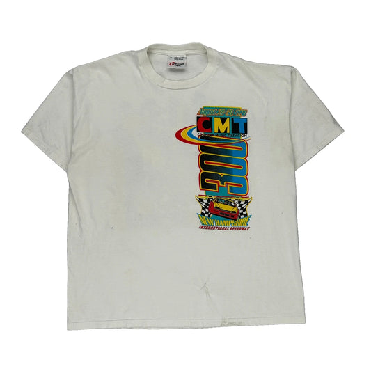 Competitors View Nascar T-Shirt - XL White Cotton