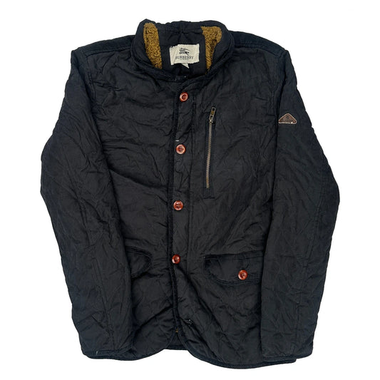 Burberry Jacket - Large Black Polyester
