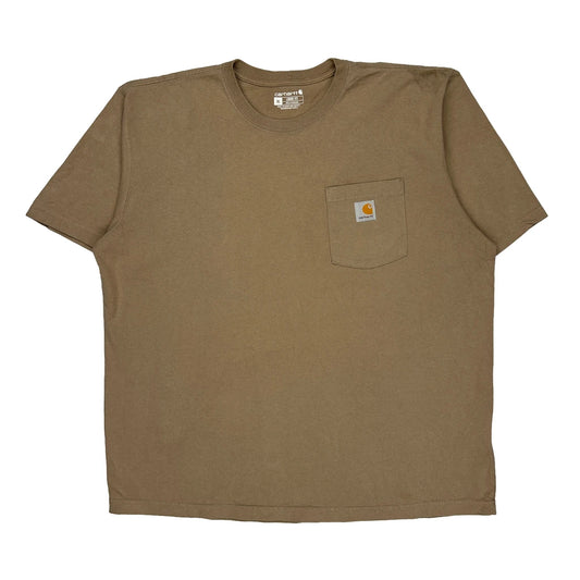 Carhartt T-Shirt - XL Brown Cotton