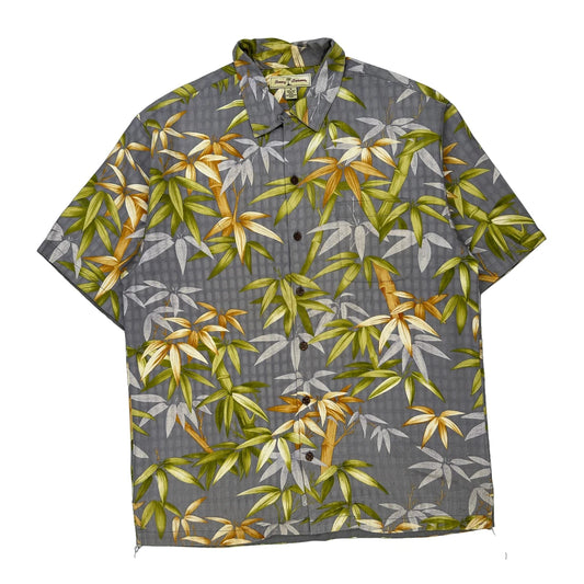 Tommy Bahama Floral Hawaiian Shirt - Medium Multicoloured Silk
