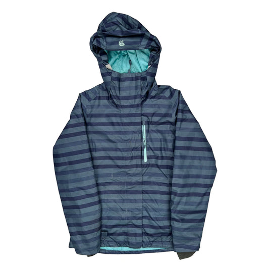 Striped Mountain Hard Wear Dry Q Thermal Ski Jacket - Medium Blue Polyester
