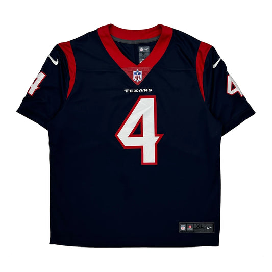Vintage Texans Nike Nfl Jersey - XL Navy Polyester