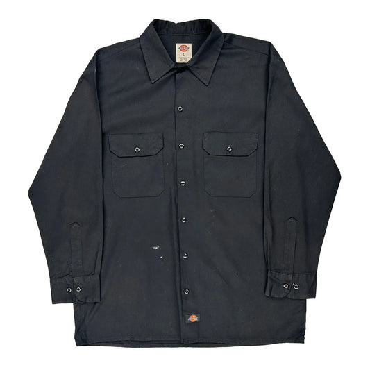 Dickies Shirt - Large Black Cotton