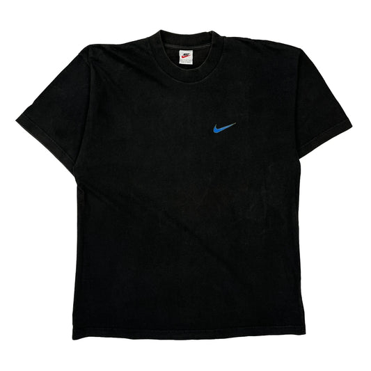 Just Do It Nike Graphic T-Shirt - Large Blue Cotton