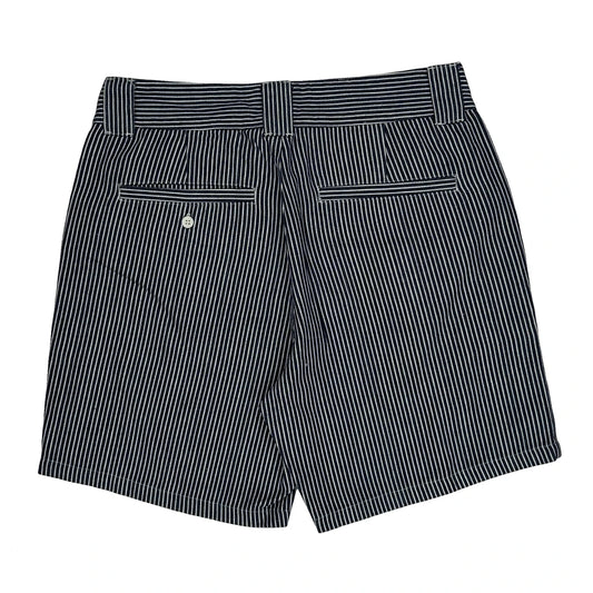 Dickies Striped Shorts - 31W 6L Blue Cotton