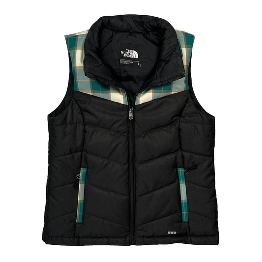 The North Face Checked Gilet - Small Black Polyester