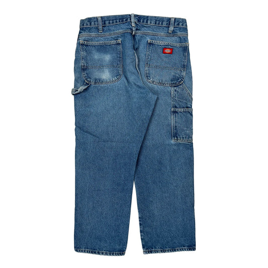 Dickies Carpenter Jeans - 35W 29L Blue Cotton