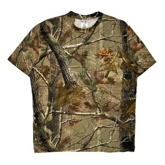 Realtree Camo T-Shirt - XL Camo Cotton