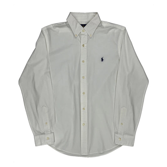 Ralph Lauren Shirt - Medium White Cotton