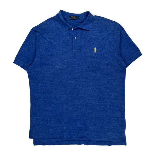 Polo By Ralph Lauren Polo Shirt - Large Blue Cotton