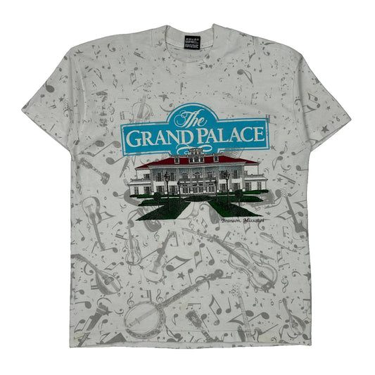 The Grand Palace Fruit Of The Loom Single Stitch T-Shirt - Large White Cotton Blend