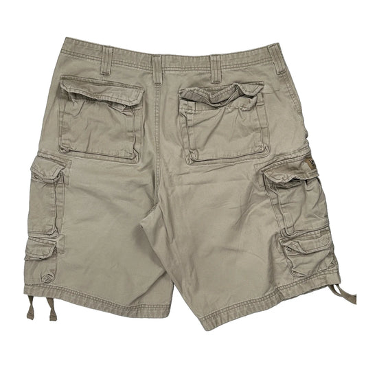 Lee Cargo Shorts - 35W 10L Beige Cotton