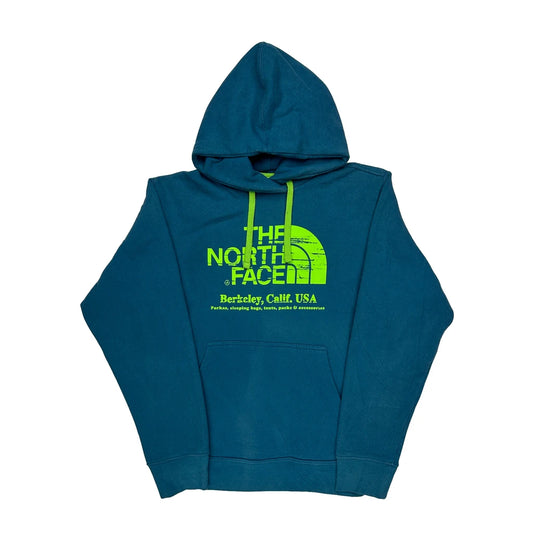 Vintage Berkeley, Calif, USA The North Face Graphic Hoodie - Medium Blue Cotton