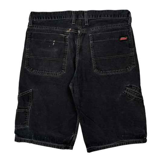Vintage Dickies Denim Shorts - 34W 12L Black Cotton