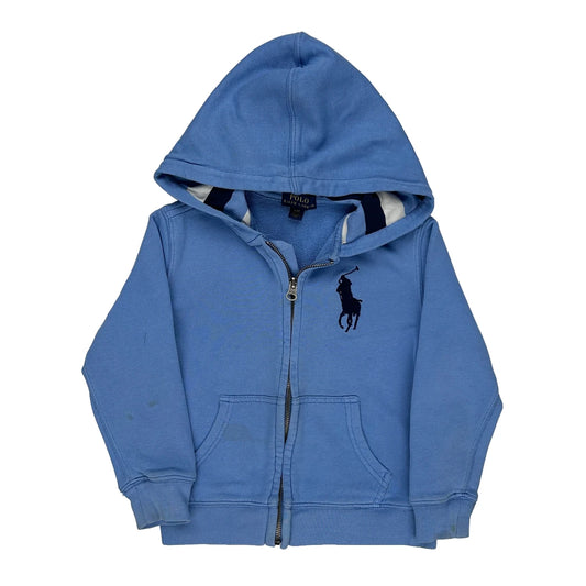 Age 4 Ralph Lauren Hoodie - XS Blue Cotton
