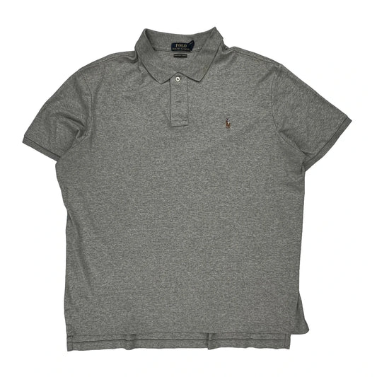Polo By Ralph Lauren Polo Shirt - 2XL Grey Cotton