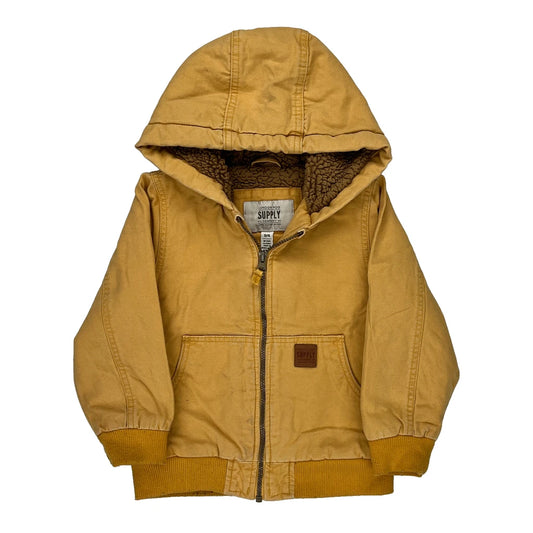 Age 4 London Fog Jacket - Small Yellow Cotton