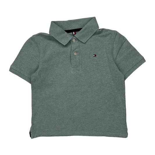 Age 4-5 Tommy Hilfiger Polo Shirt - XS Grey Cotton