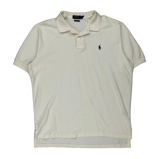 Polo By Ralph Lauren Polo Shirt - XL Cream Cotton