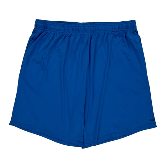 Reebok Sport Shorts - 2XL Blue Polyester