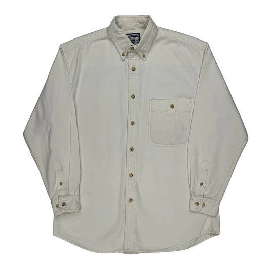 Lee Denim Shirt - Medium Cream Cotton