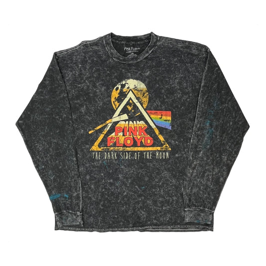 The Dark Side Of The Moon Pink Floyd Band Long Sleeve T-Shirt - Large Black Cotton
