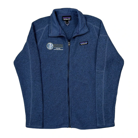 Patagonia Fleece Jacket - Large Blue Polyester