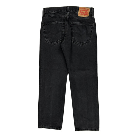 Vintage 505 Levis Jeans - 30W 29L Black Denim