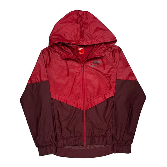 Nike Jacket - Large Red Polyester