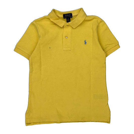 Age 6 Polo By Ralph Lauren Polo Shirt - Small Yellow Cotton