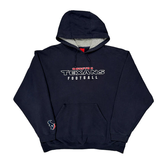 Houston Texans Reebok Nfl Hoodie - XL Navy Polyester
