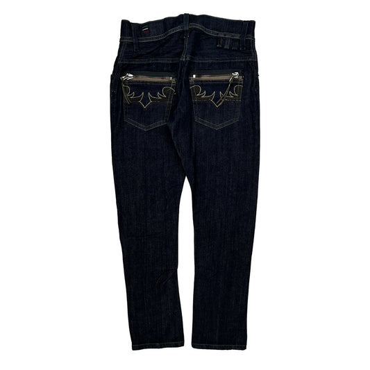 Diesel Slim Fit Jeans - 28W UK 6 Dark Wash Cotton