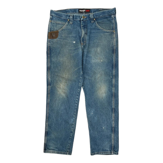 Wrangler Jeans - 36W 32L Blue Cotton