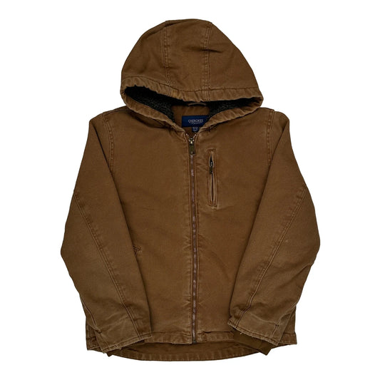 Vintage Age 10-12 Cherokee Jacket - Large Brown Cotton