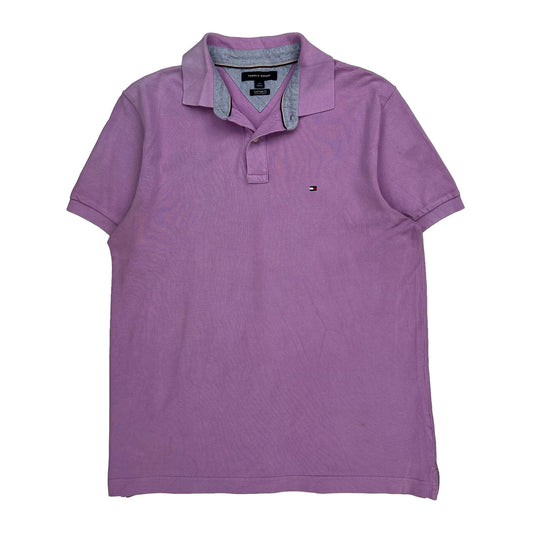 Vintage Tommy Hilfiger Polo Shirt - Large Purple Cotton