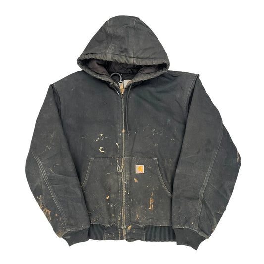 Made In USA Carhartt Blk Jacket - Large Black Cotton