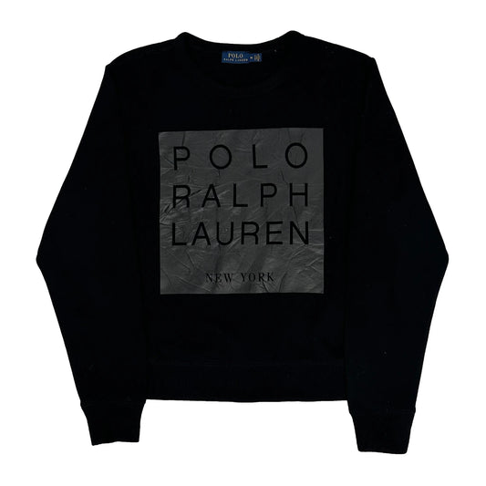 Polo By Ralph Lauren Sweatshirt - Medium Black Cotton