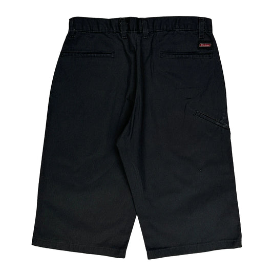 Dickies Shorts - 30W 12L Black Cotton Blend