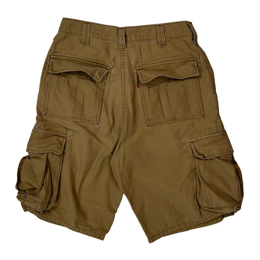 Vintage Levis Cargo Shorts - 30W 10L Brown Cotton