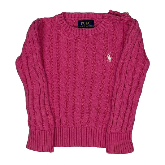 Age 2 Polo By Ralph Lauren Jumper - 3XS Pink Cotton