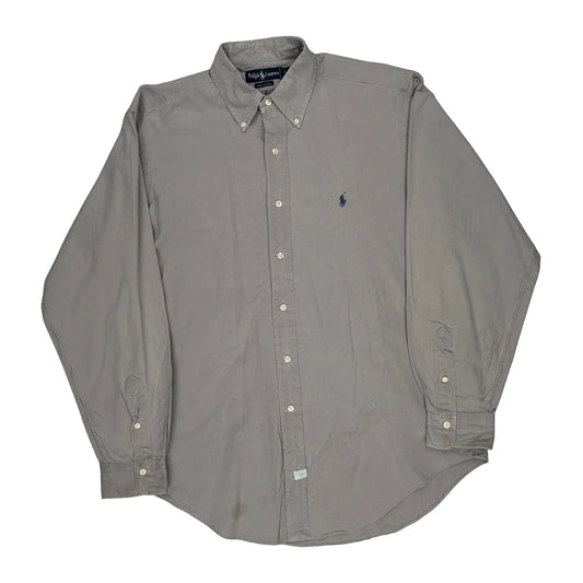 Ralph Lauren Shirt - Large Grey Cotton