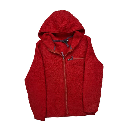 Patagonia Fleece Jacket - Medium Red Polyester