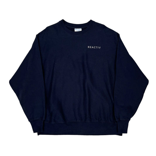 Reverse Weave Champion Sweatshirt - XL Black Cotton Blend