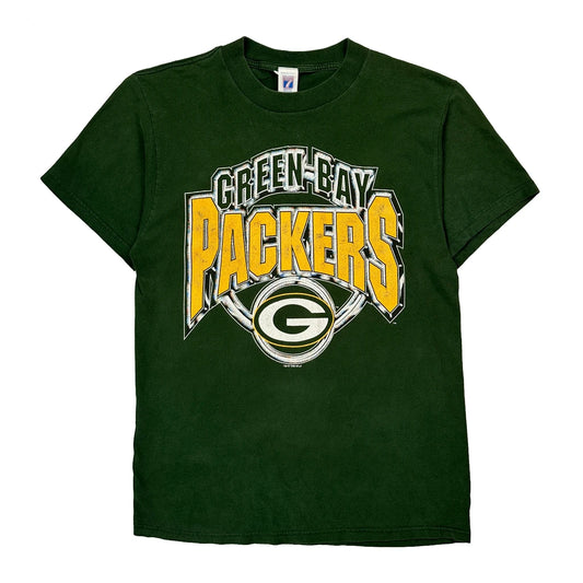 Green Bay Packers Logo Athletics Nfl T-Shirt - Large Green Cotton