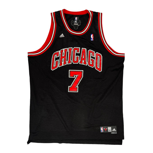 Chicago Bulls Adidas Nba Jersey - 2XL Black Polyester
