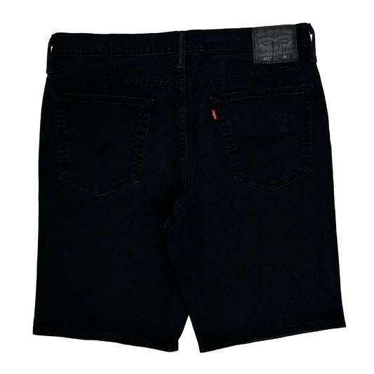 Levis Denim Shorts - 36W 11L Black Cotton