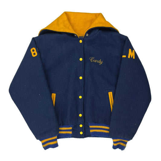 Line Mountain Band Fordham Varsity Jacket - XL Blue Wool